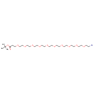 4,7,10,13,16,19,22,25,28,31-Decaoxatritriacontanoic acid, 33-amino-, 1,1-dimethylethyl ester