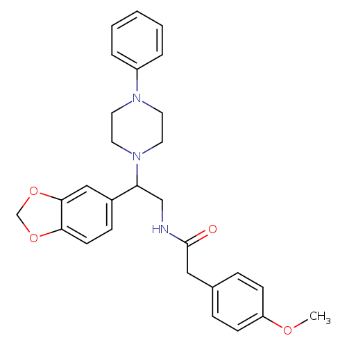 N-[2-(2H-1,3-benzodioxol-5-yl)-2-(4-phenylpiperazin-1-yl)ethyl]-2-(4-methoxyphenyl)acetamide
