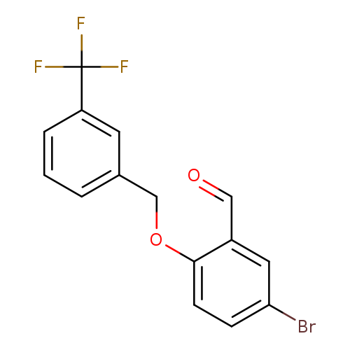 5-Bromo-2-([3-(trifluoromethyl)benzyl]oxy)benzaldehyde
