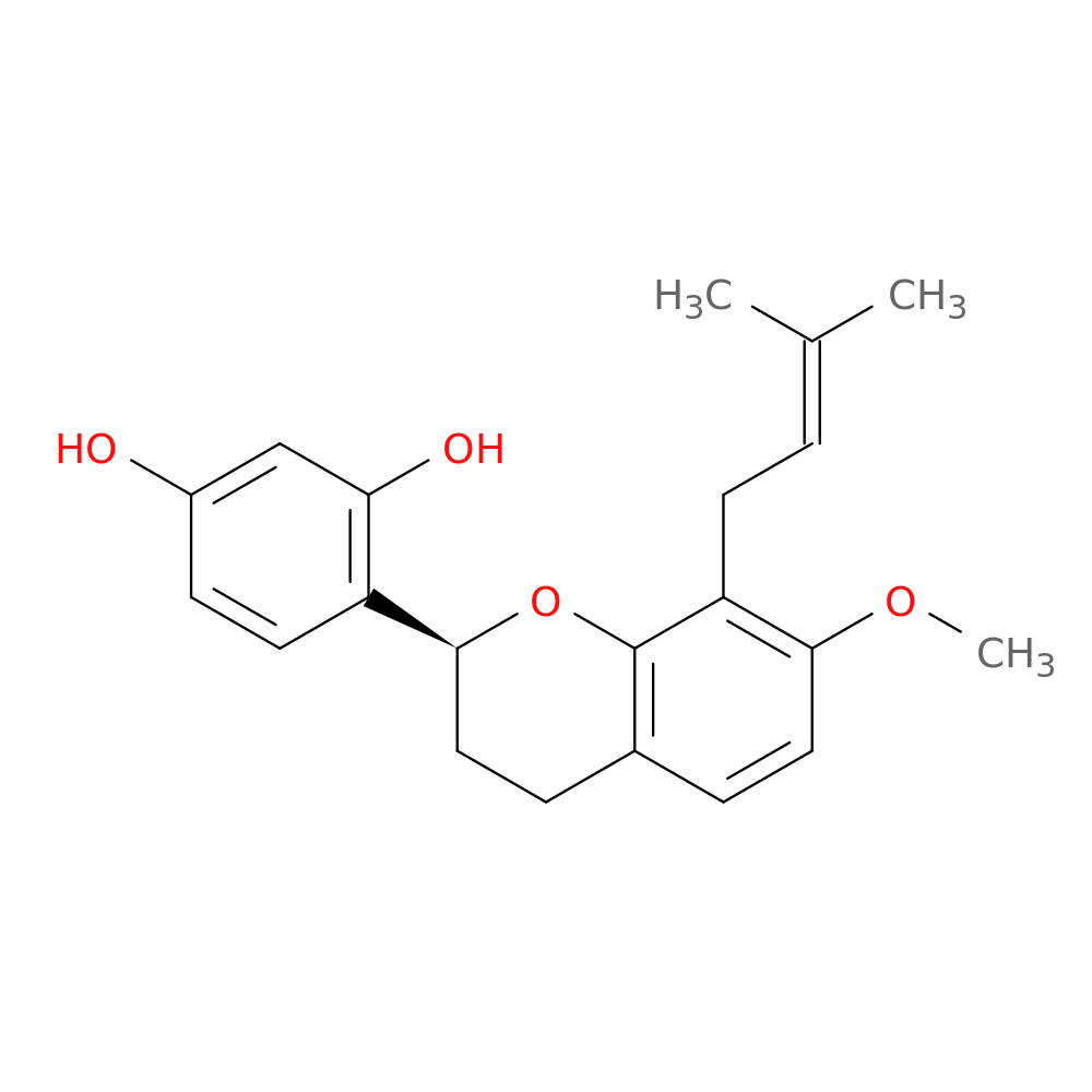 2',4'-Dihydroxy-7-methoxy-8-prenylflavan