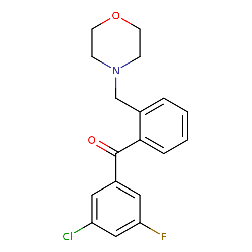 3'-Chloro-5'-fluoro-2-morpholinomethyl benzophenone