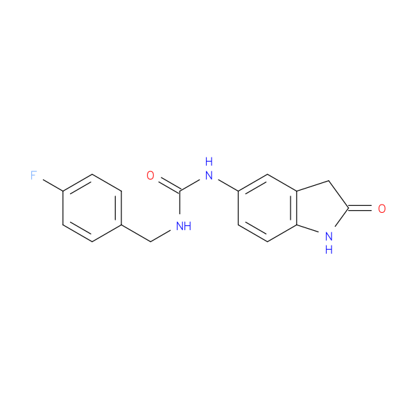1-[(4-fluorophenyl)methyl]-3-(2-oxo-2,3-dihydro-1H-indol-5-yl)urea