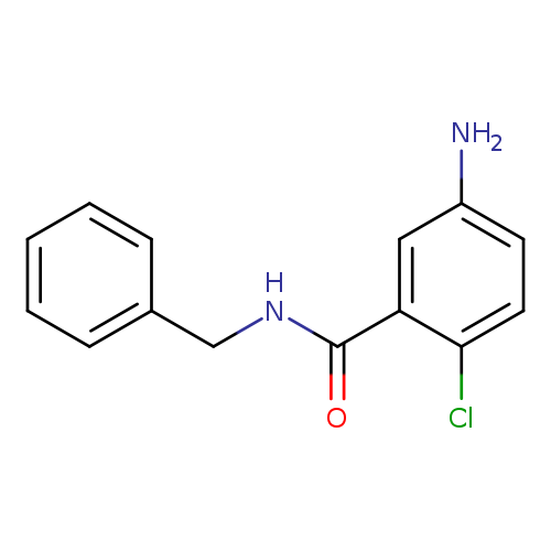 Benzamide, 5-amino-2-chloro-N-(phenylmethyl)-