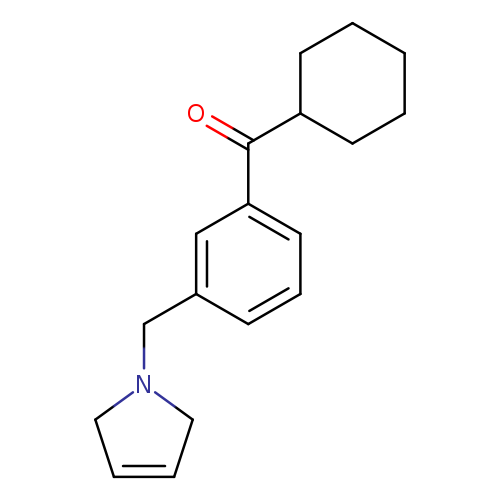 Cyclohexyl(3-((2,5-dihydro-1H-pyrrol-1-yl)methyl)phenyl)methanone