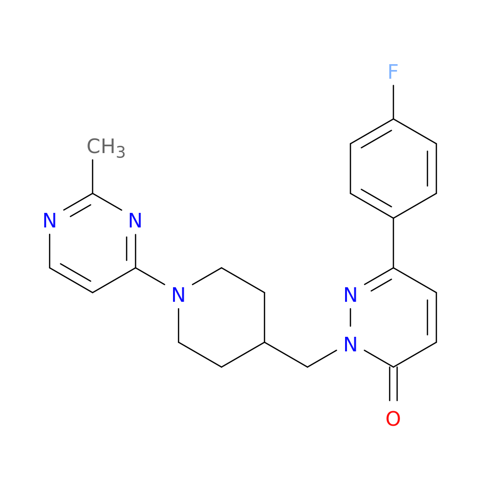 6-(4-fluorophenyl)-2-{[1-(2-methylpyrimidin-4-yl)piperidin-4-yl]methyl}-2,3-dihydropyridazin-3-one