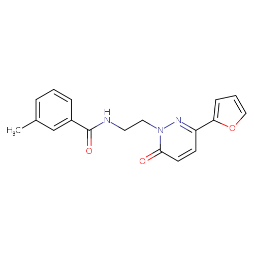 N-{2-[3-(furan-2-yl)-6-oxo-1,6-dihydropyridazin-1-yl]ethyl}-3-methylbenzamide
