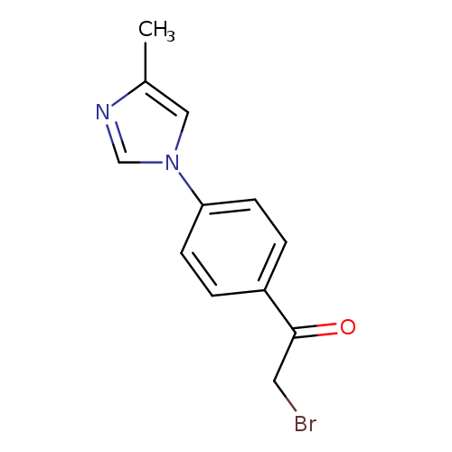 2-Bromo-1-(4-(4-methyl-1h-imidazol-1-yl)phenyl)ethanone