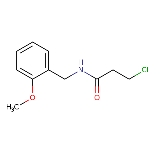 3-Chloro-N-(2-methoxybenzyl)propanamide