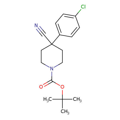 Tert-butyl 4-(4-chlorophenyl)-4-cyanopiperidine-1-carboxylate