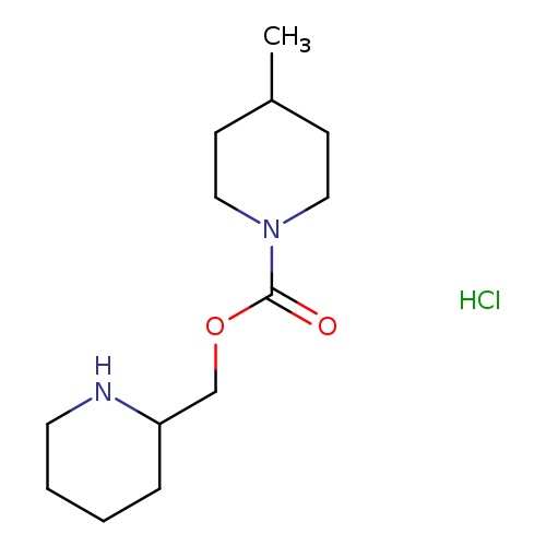 (piperidin-2-yl)methyl 4-methylpiperidine-1-carboxylate hydrochloride