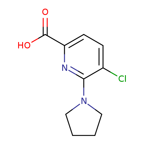 5-Chloro-6-(pyrrolidin-1-yl)pyridine-2-carboxylic acid