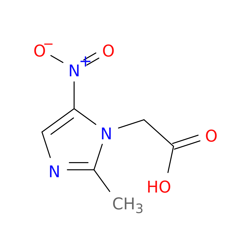 2-(2-Methyl-5-nitro-1H-imidazol-1-yl)acetic acid