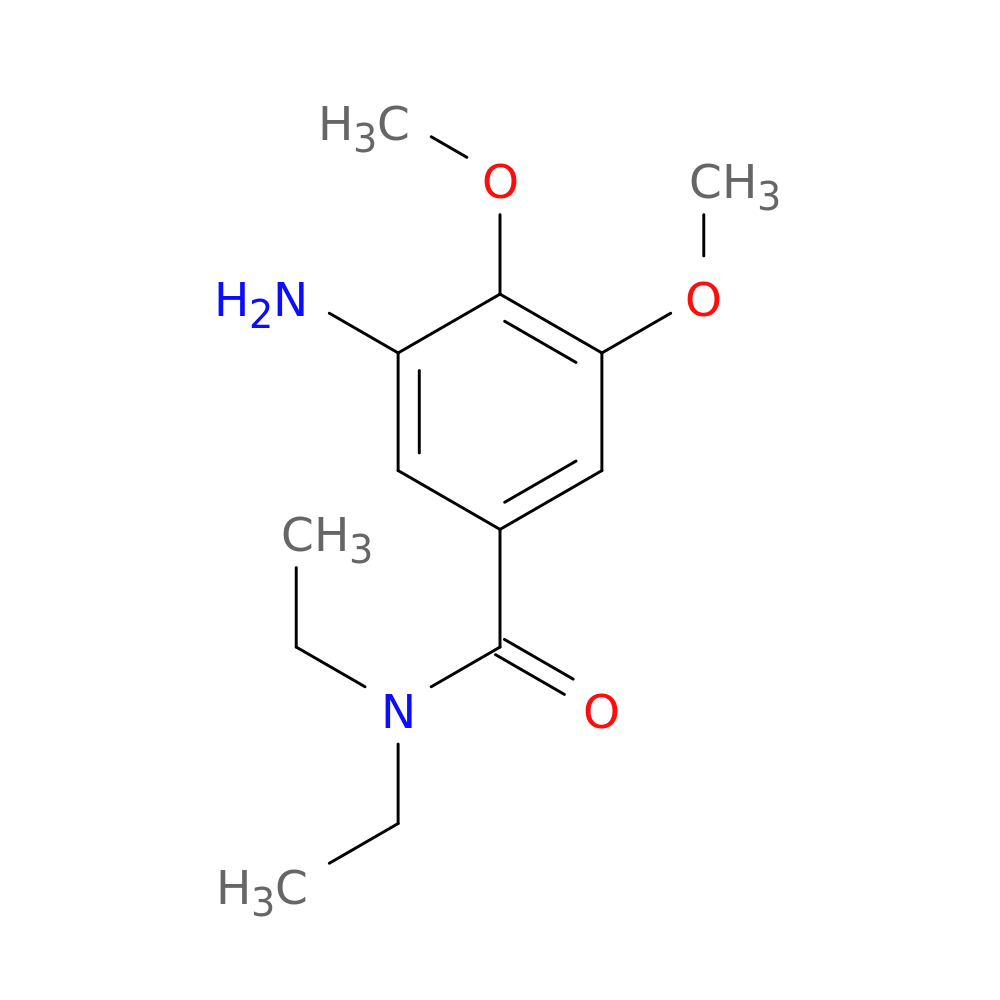 3-Amino-n,n-diethyl-4,5-dimethoxybenzamide