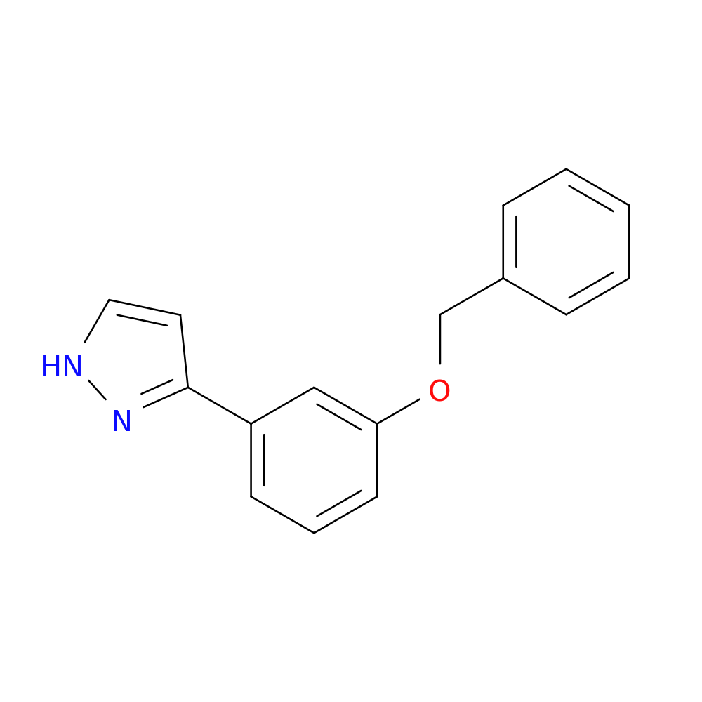 3-[3-(benzyloxy)phenyl]-1H-pyrazole