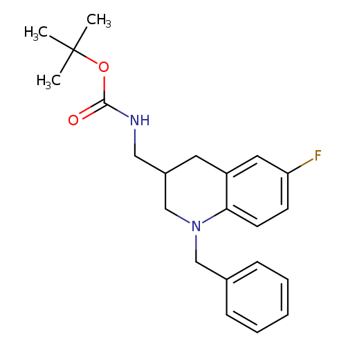 tert-butyl N-[(1-benzyl-6-fluoro-1,2,3,4-tetrahydroquinolin-3-yl)methyl]carbamate