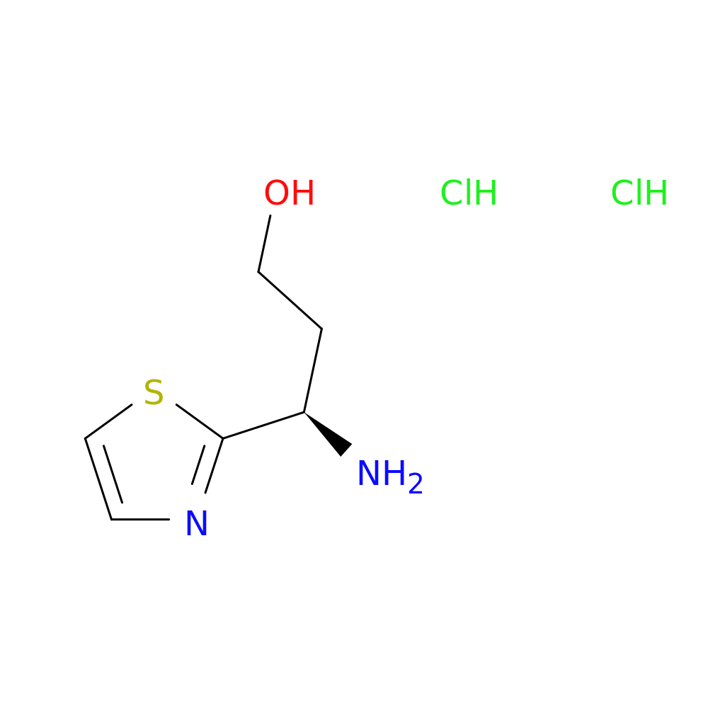 (3R)-3-amino-3-(1,3-thiazol-2-yl)propan-1-ol dihydrochloride