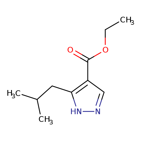 ethyl 5-(2-methylpropyl)-1H-pyrazole-4-carboxylate