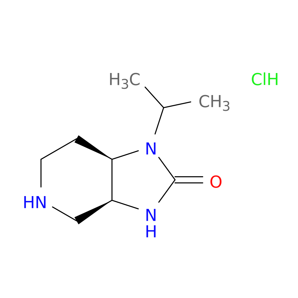 rac-(3aR,7aS)-1-(propan-2-yl)-octahydro-1H-imidazolidino[4,5-c]pyridin-2-one hydrochloride