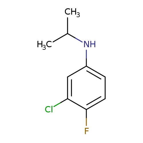 3-chloro-4-fluoro-N-(propan-2-yl)aniline
