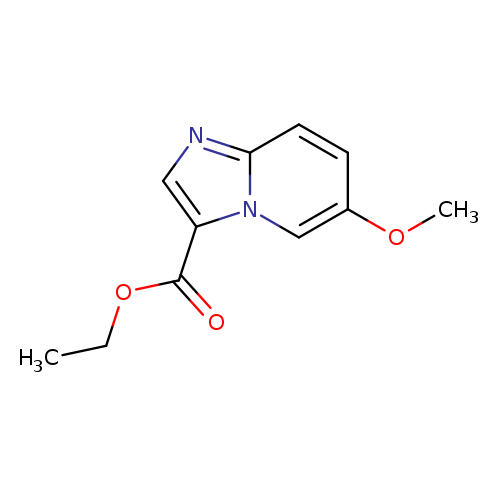 IMidazo[1,2-a]pyridine-3-carboxylic acid, 6-Methoxy-, ethyl ester