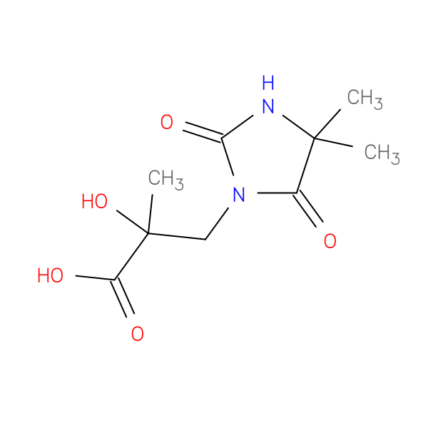 3-(4,4-dimethyl-2,5-dioxoimidazolidin-1-yl)-2-hydroxy-2-methylpropanoic acid