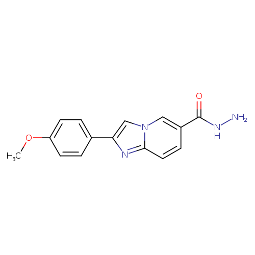 2-(4-methoxyphenyl)imidazo[1,2-a]pyridine-6-carbohydrazide
