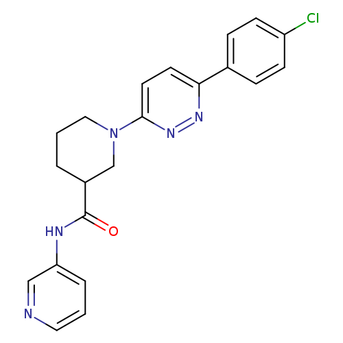 1-[6-(4-chlorophenyl)pyridazin-3-yl]-N-(pyridin-3-yl)piperidine-3-carboxamide