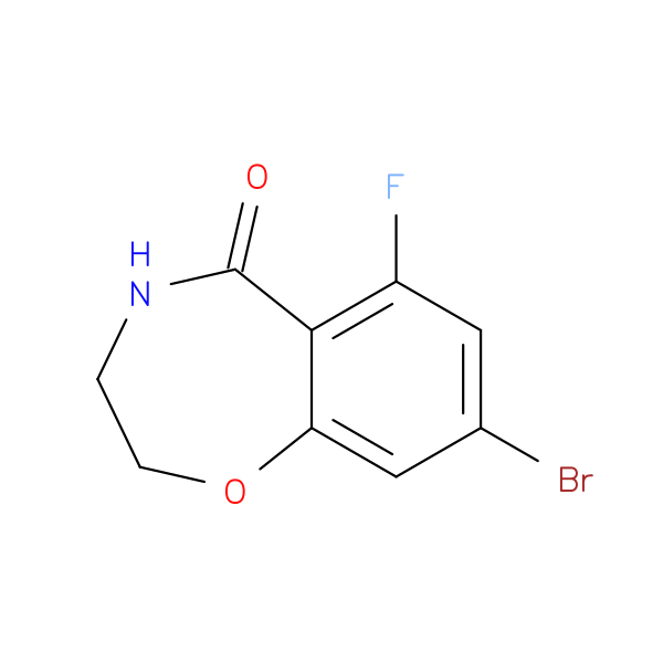 8-Bromo-6-fluoro-3,4-dihydrobenzo[f][1,4]oxazepin-5(2H)-one