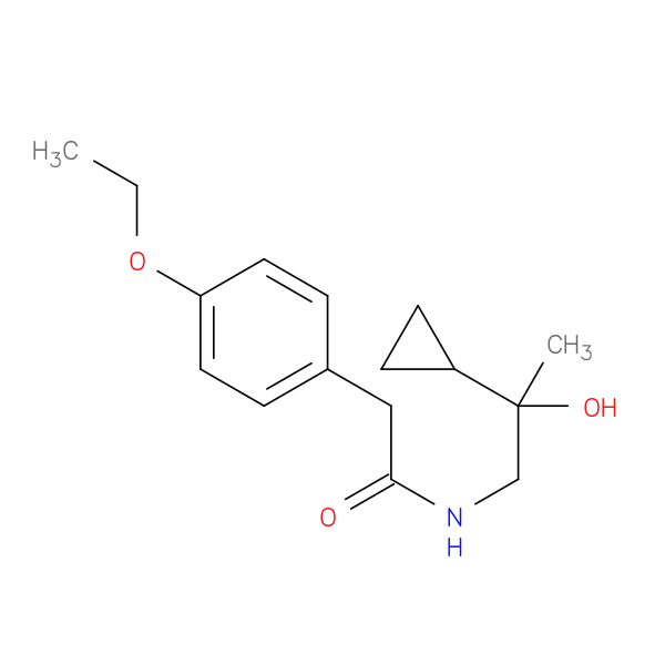 N-(2-cyclopropyl-2-hydroxypropyl)-2-(4-ethoxyphenyl)acetamide