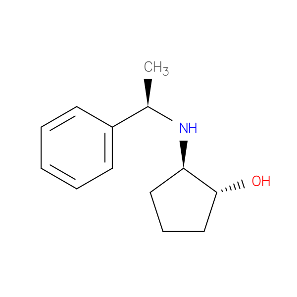 Trans (+/-)-2-((r)-1-phenylethylamino)cyclopentanol