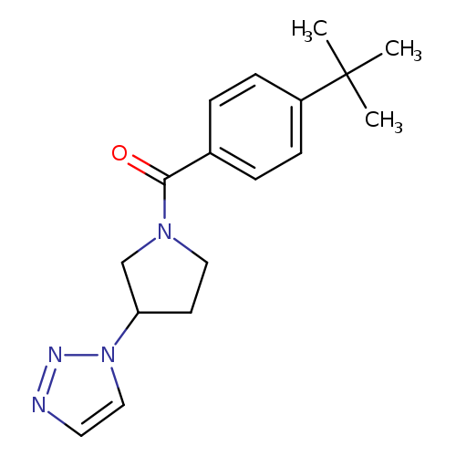 1-[1-(4-tert-butylbenzoyl)pyrrolidin-3-yl]-1H-1,2,3-triazole