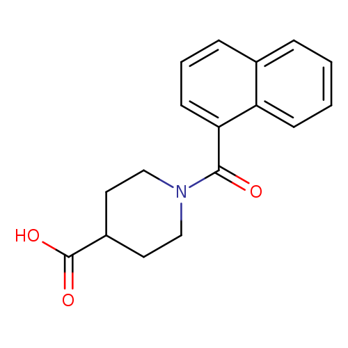 1-(naphthalene-1-carbonyl)piperidine-4-carboxylic acid