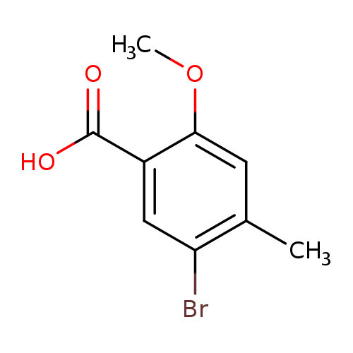 Benzoic acid, 5-bromo-2-methoxy-4-methyl-