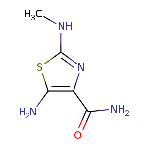5-AMINO-2-(METHYLAMINO)-1,3-THIAZOLE-4-CARBOXAMIDE