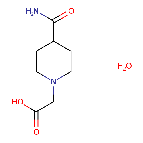 [4-(aminocarbonyl)-1-piperidinyl]acetic acid hydrate