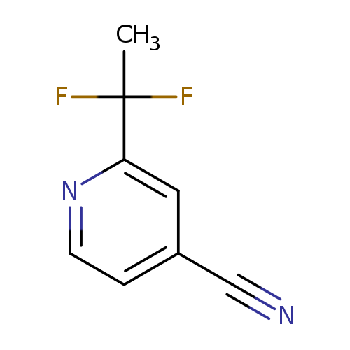 2-(1,1-difluoroethyl)pyridine-4-carbonitrile