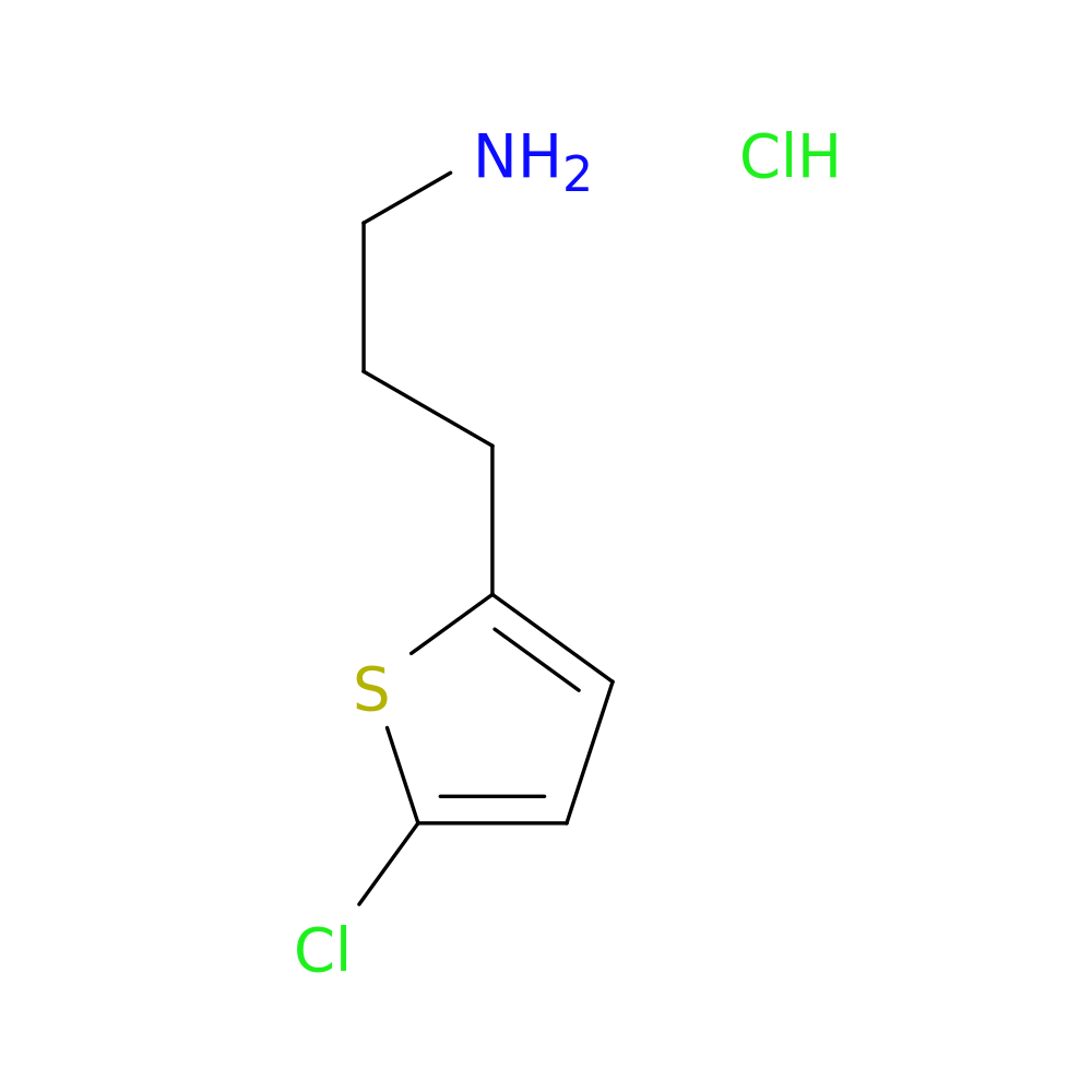 3-(5-chlorothiophen-2-yl)propan-1-amine hydrochloride