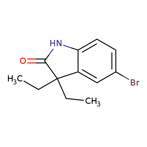 2H-Indol-2-one, 5-bromo-3,3-diethyl-1,3-dihydro-
