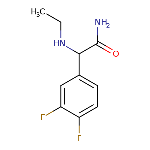 2-(3,4-difluorophenyl)-2-(ethylamino)acetamide