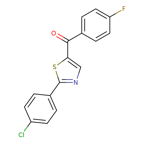2-(4-chlorophenyl)-5-(4-fluorobenzoyl)-1,3-thiazole