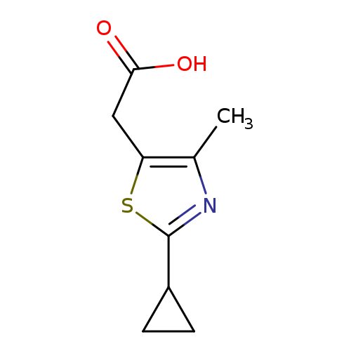 2-(2-cyclopropyl-4-methyl-1,3-thiazol-5-yl)acetic acid