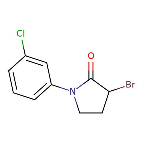 3-bromo-1-(3-chlorophenyl)pyrrolidin-2-one