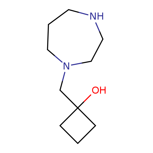 "1-[(1,4-diazepan-1-yl)methyl]cyclobutan-1-ol"