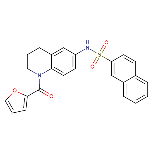 N-[1-(furan-2-carbonyl)-1,2,3,4-tetrahydroquinolin-6-yl]naphthalene-2-sulfonamide