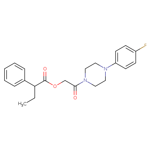 2-[4-(4-fluorophenyl)piperazin-1-yl]-2-oxoethyl 2-phenylbutanoate