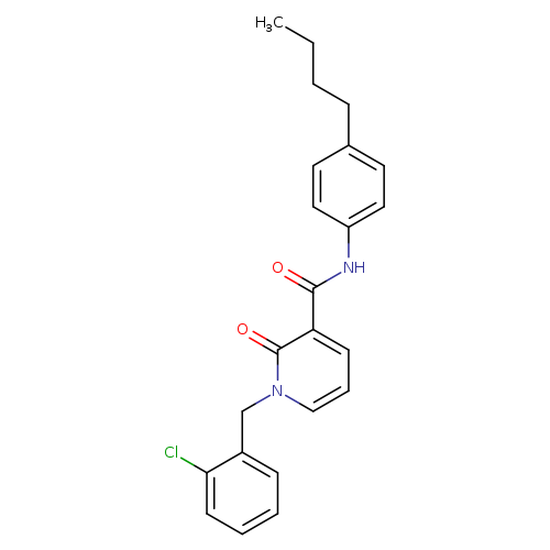 N-(4-butylphenyl)-1-[(2-chlorophenyl)methyl]-2-oxo-1,2-dihydropyridine-3-carboxamide