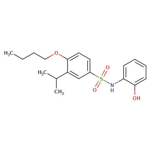 4-butoxy-N-(2-hydroxyphenyl)-3-(propan-2-yl)benzene-1-sulfonamide