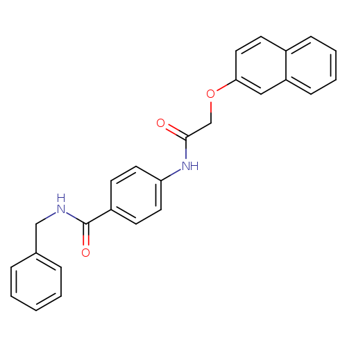 N-benzyl-4-{[(2-naphthyloxy)acetyl]amino}benzamide