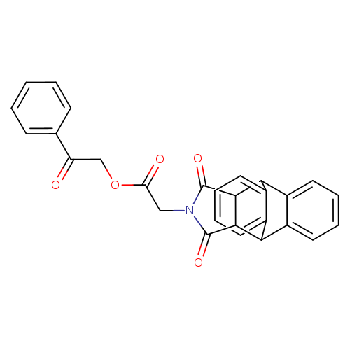2-oxo-2-phenylethyl (16,18-dioxo-17-azapentacyclo[6.6.5.0~2,7~.0~9,14~.0~15,19~]nonadeca-2,4,6,9,11,13-hexaen-17-yl)acetate
