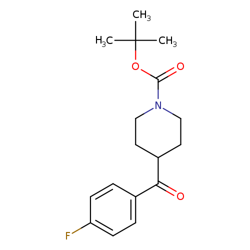 TERT-BUTYL 4-(4-FLUOROBENZOYL)PIPERIDINE-1-CARBOXYLATE